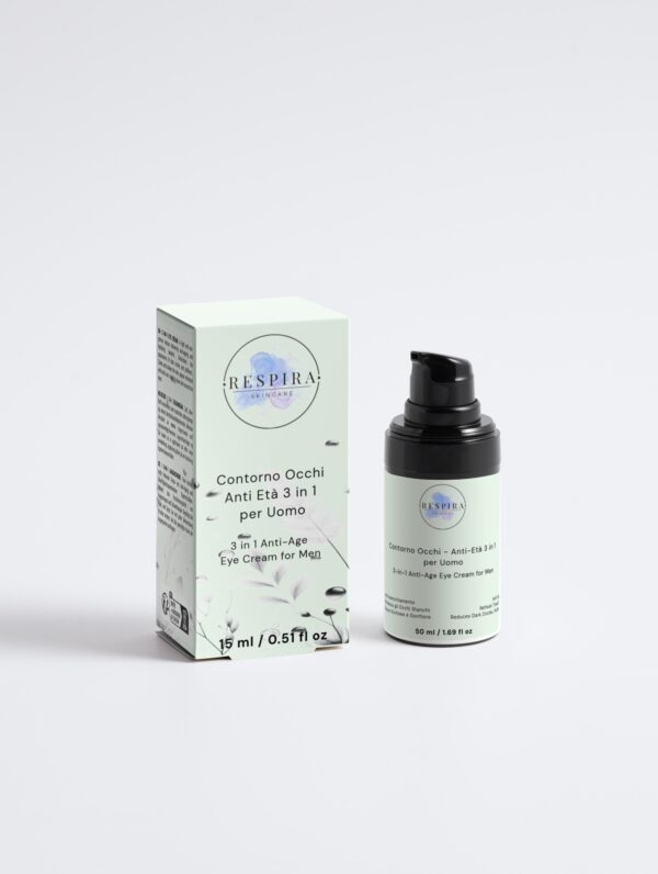 Respira SkinCare Contorno Occhi Anti-Età 3 in 1 per Uomo-3