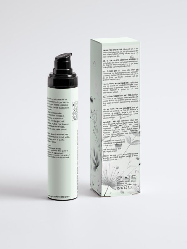 Respira SkinCare Gel-Viso-Idratante-Uomo