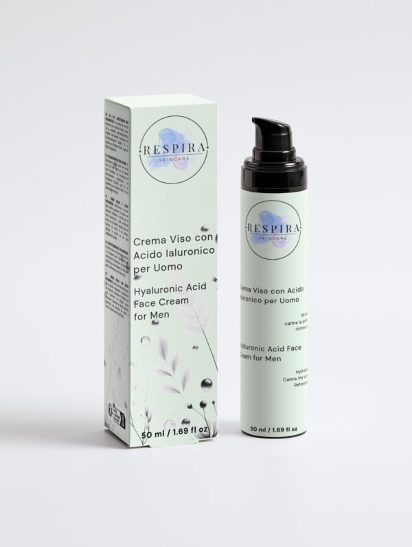 Respira SkinCare Crema Viso con Acido Ialuronico per Uomo-6
