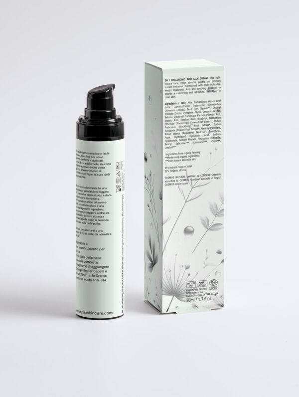 Respira SkinCare Crema Viso con Acido Ialuronico per Uomo-5