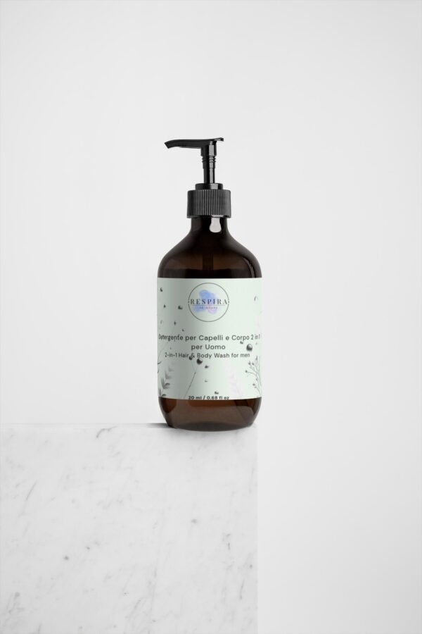 Respira SkinCare Detergente per Capelli e Corpo 2 in 1 per Uomo-2