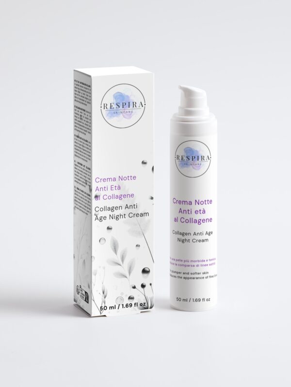 Respira SkinCare Crema Notte Anti Età al Collagene-6