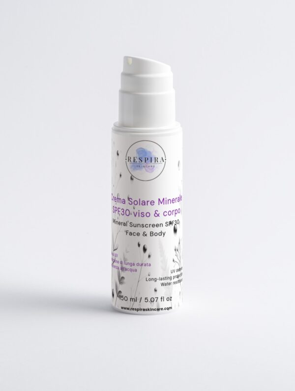 Respira SkinCare Crema Solare Minerale SPF30 Viso & Corpo-2
